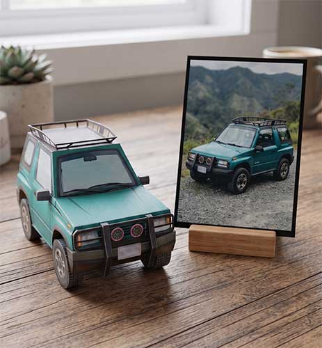 PaperTok de auto personalizado